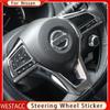 Автомобильный руль, панель, ручка, накладка, наклейка для Nissan Xtrail T32 Rogue Note Qashqai J11 Versa Juke Micra Kicks Leaf