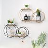 Round Wall Hanging Shelf for Bedroom Decoration, Punch-Free Installation