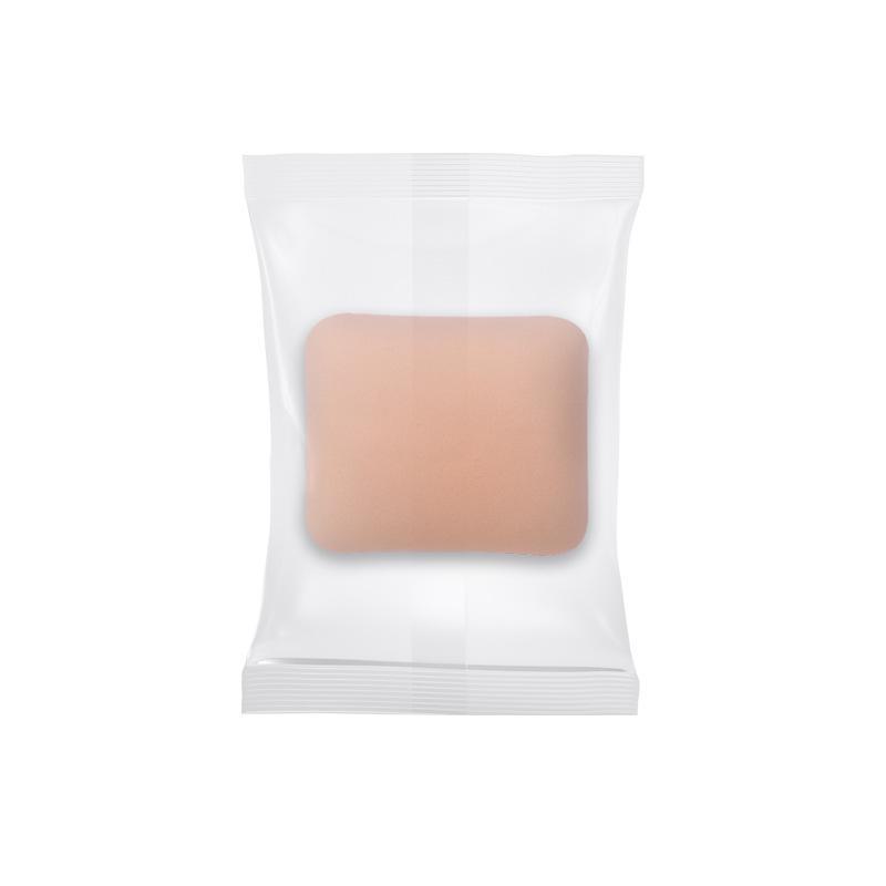 Пуховка для пудры-кушона двойного назначения с коробкой для хранения