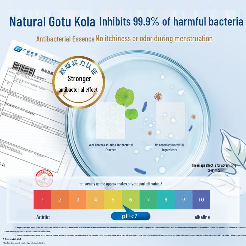 Whisper Skin-Friendly Pure Cotton Antibacterial Sanitary Pads