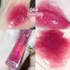 Silky Water Glide Lip Gloss Mirror Beep Lip Glaze Jelly Lip Gloss Hydrating Student Cosmetics Lip Gloss Long-lasting Waterproof Lipstick Non-stick