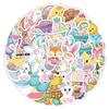 50 Easter Graffiti Stickers Car Mobile Phone Suitcase Decoration Stickers Waterproof Creative Notebook Handbook Stickers