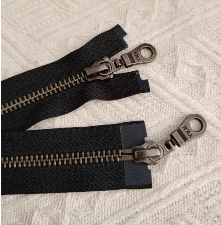 YKK №. 5 Металлическая молния с двумя замками для курток и свитеров