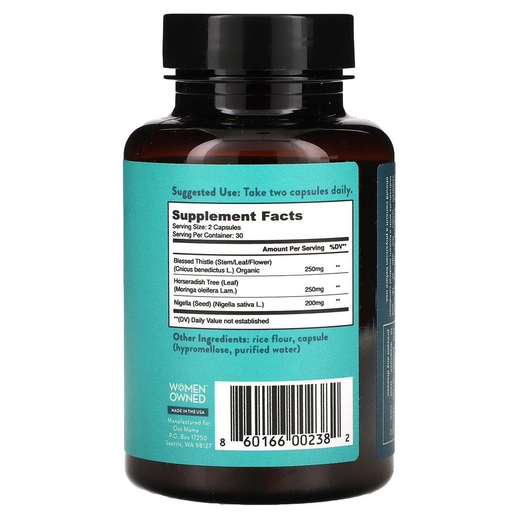 Oat Mama, Milk It, Lactation Mix, 60 Veggie Capsules