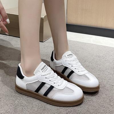 Кожаные женские модные дышащие кроссовки на платформе для бега женские повседневные вулканизированные туфли сетчатые спортивные легкие женские и мужские кроссовки