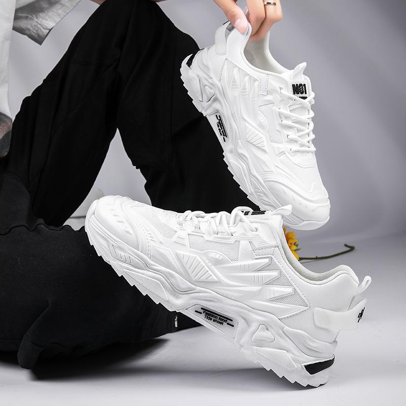 Casual Shoes for Men Breathable Walking Sneakers Male Mesh Punk Running Sport Sneakers Men Street Style Shoes Men