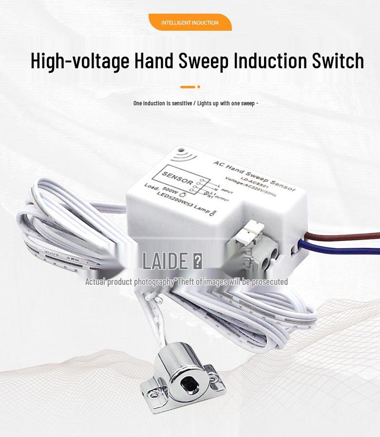 AC220V Infrared Hand Sweep & Touch LED Switch Module