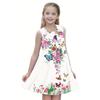 New Summer Fashion Cute Comfortable Butterfly Pattern Children Girls Sleeveless Dresses