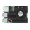 Raspberry Pi 5 Aluminum Case with PWM Temp-Controlled Cooling Fan