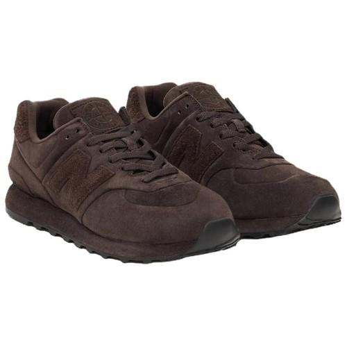 STONE ISLAND X New Balance NB 574 Running Shoes Unisex Brown - U574BSI1