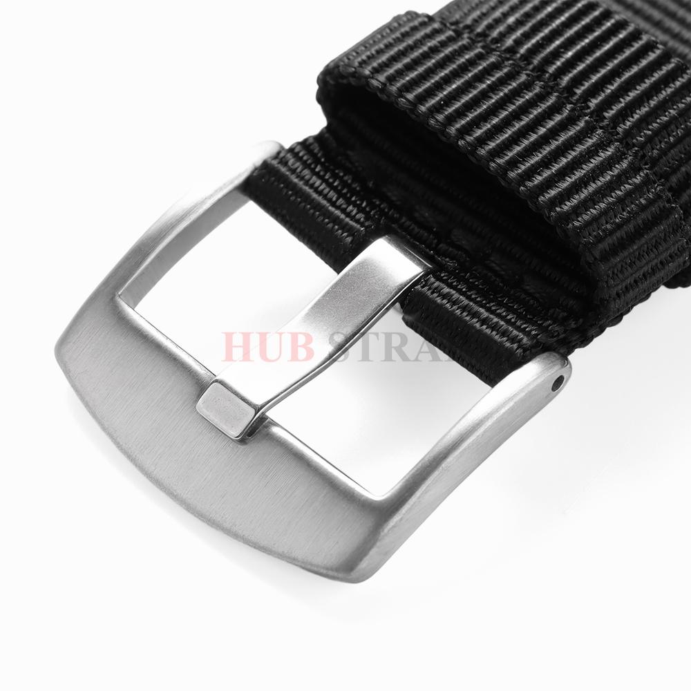 22 мм Нейлоновый ремешок для часов Премиум Гладкий Мягкий Нейлон Спортивный Сменный ремешок для часов Быстросъемный Универсальный Холщовый Браслет Ремешок для часов