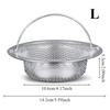 Kitchen Sink Strainer 304 Stainless Steel with Carrying Handle Fine Mesh Sink Strainer Food Hair Strainer Sewer Kitchen Utensils