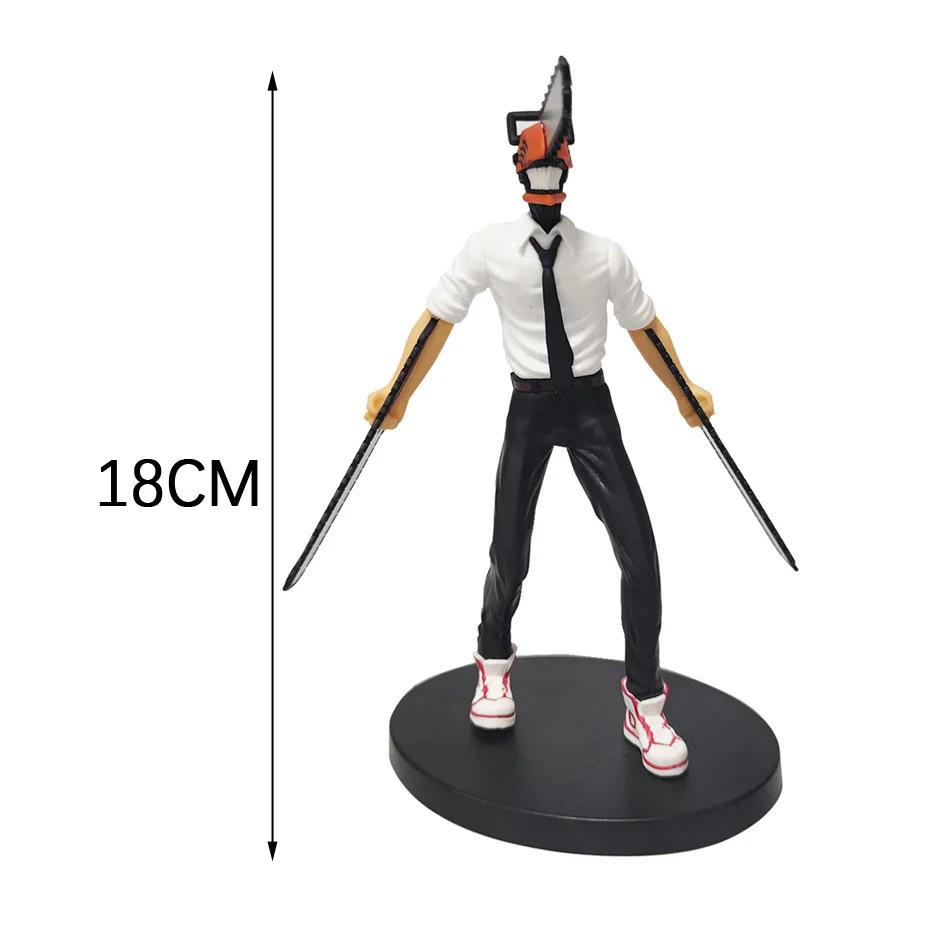 19cm Chainsaw Man Denji And Power Action Figure Anime Character Model Doll Adult Collectible Toy
