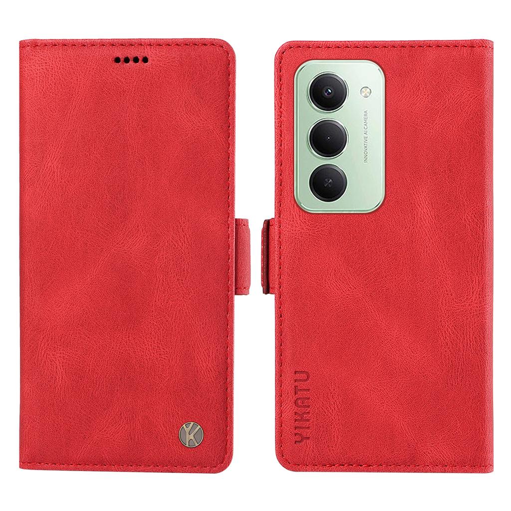 For Xiaomi Redmi 15 5G (Global) (169mm) Leather Case Skin-touch Feeling Wallet Phone Cover