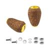 Для Shimano Для Daiwa SHIMANO DAIWA Пробковая Деревянная Рукоятка Рукоятка Power Handle Рукоятка Катушки для Приманки Рукоятка Рыболовной Катушки Запасной Винт с Подшипником YU324