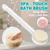 Щетка для спины с длинной ручкой для душа, мягкая щетина, отшелушивающая тело, банная щетка, здоровье кожи, скребок для спины для душа, банные принадлежности