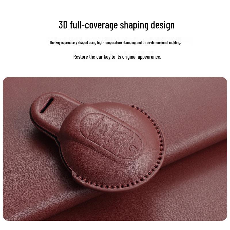 BMW Mini Cooper Women's Key Case Shell Countryman F54 Fully Wrapped Key Bag