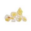 Игральные кости DND из 7 кубиков, резиновые уточки, игральные кости DND, лоток для игральных костей, игральные кости D и D для Dungeons and Dragons в подарок (Только набор игральных костей)