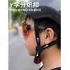 Magnetic Snap-On Goggle Cycling Helmet Bike Skateboarding Rollerblading Kids Adults With Rear LED Light