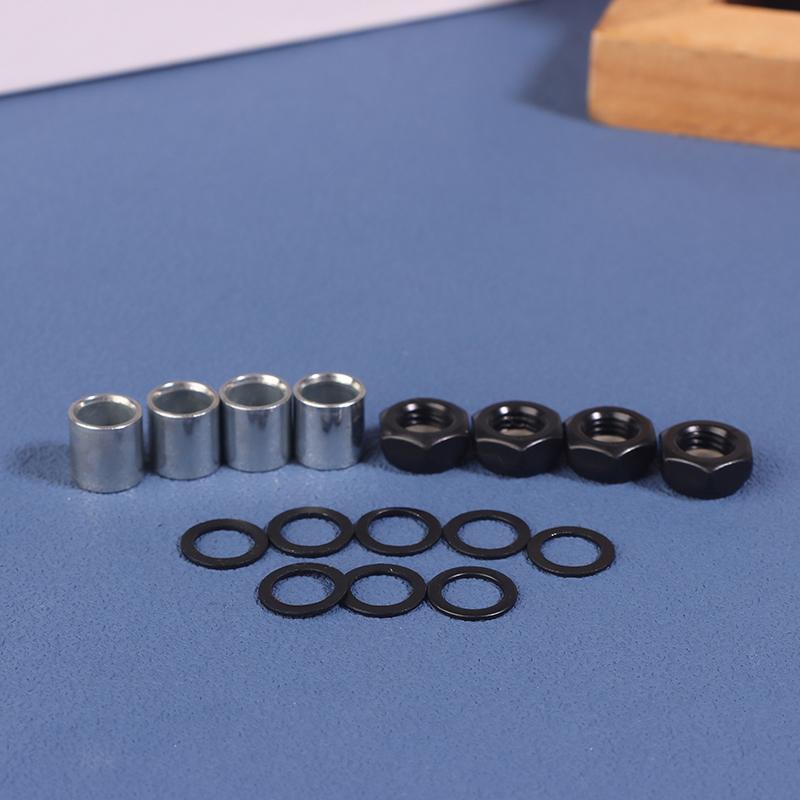 16 шт. подшипников для скейтборда Longboard, проставки, шайбы, крепежные винты, набор болтов M8, аксессуары для четырехколесного скейтборда
