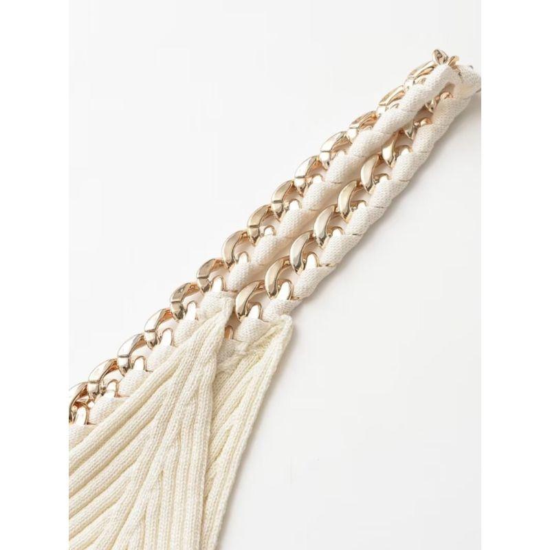 Kaslead New Arrival Women's Clothing Fashion Style Fashion All-Match Casual Metal Knitting Sling Tops 4192017