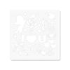 Decorative Hollowed Stencils Kit DIY Handcrafts Graffiti Templates  Embossing