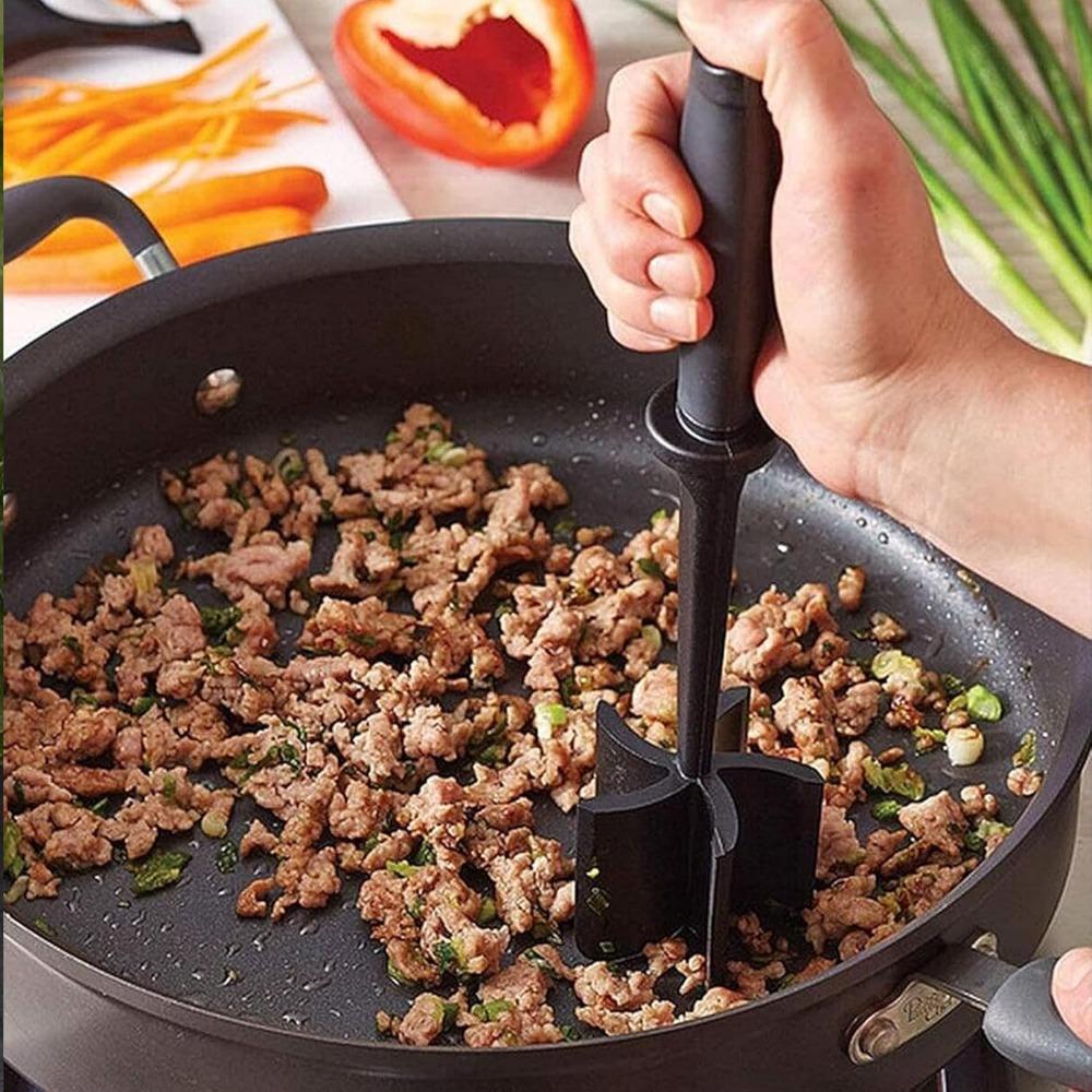 Ручной измельчитель мяса Универсальная лопатка для смешивания Картофелемялка Кухонный инструмент для говяжьего фарша Фарша из индейки Мясной начинки для гамбургеров