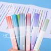 1 набор из 4 предметов Morandi Gradient Eye Protection Writing Creativity 12 Color Cute Art Marker Graffiti Highlighter