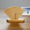 Wooden Coffee Filter Holder Stand For V60 Paper Filter Storage Rack For Fan Shape Paper Home Coffee Accessories Barista Tools