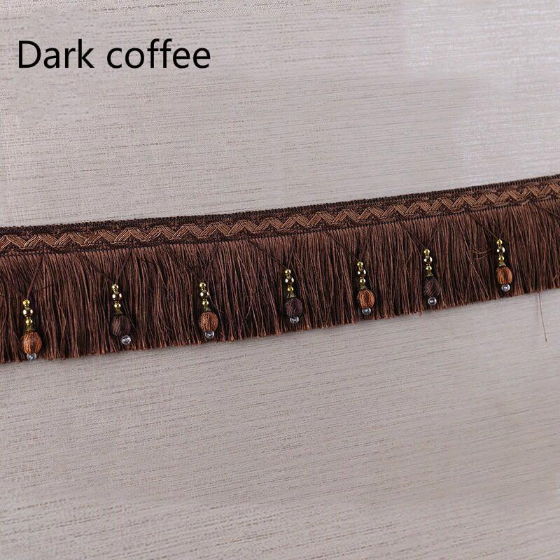 2/4/6 метровая лента для штор с кисточками, ширина 10 см, кисточки, бахрома, отделка для шитья постельного белья, штор, аксессуары для обивки своими руками