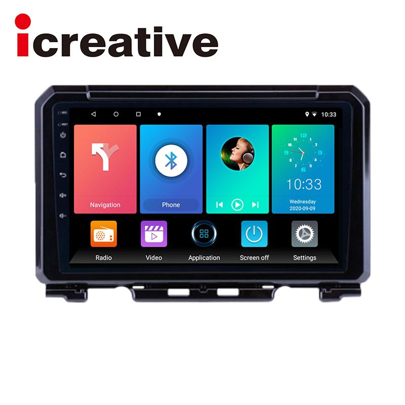 icreative Для Suzuki Jimny 2019 2020 9-дюймовый Android Carplay 2 Din автомобильный мультимедийный стереоплеер GPS-навигационная система
