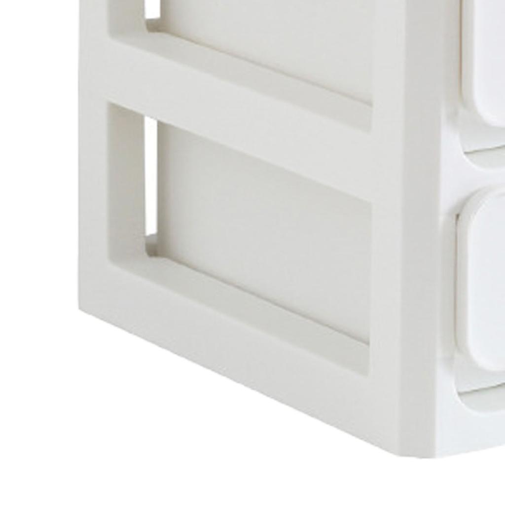 Storage Drawer Multi Layers Stackable Dustproof Desktop Storage Box Organizer for Student Dormitory Home Cosmetics 3