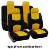 Universal Full Car Seat Covers Set Auto Seat Decoration Rear Front Seat Cover Car Cushion Protector Case Cover Car Interior Accessories