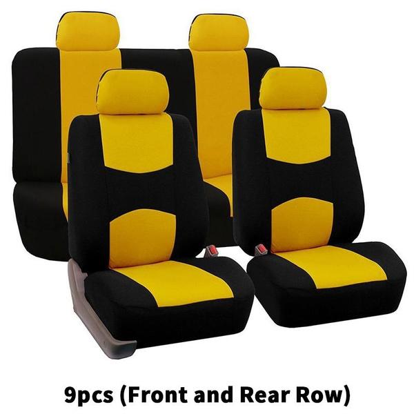 Universal Full Car Seat Covers Set Auto Seat Decoration Rear Front Seat Cover Car Cushion Protector Case Cover Car Interior Accessories