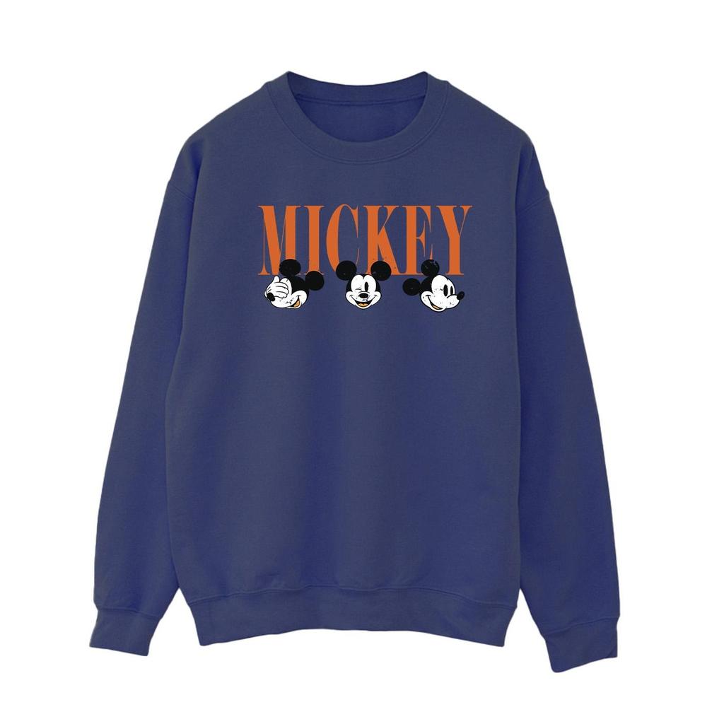 Disney Womens/Ladies Mickey Mouse Faces Sweatshirt
