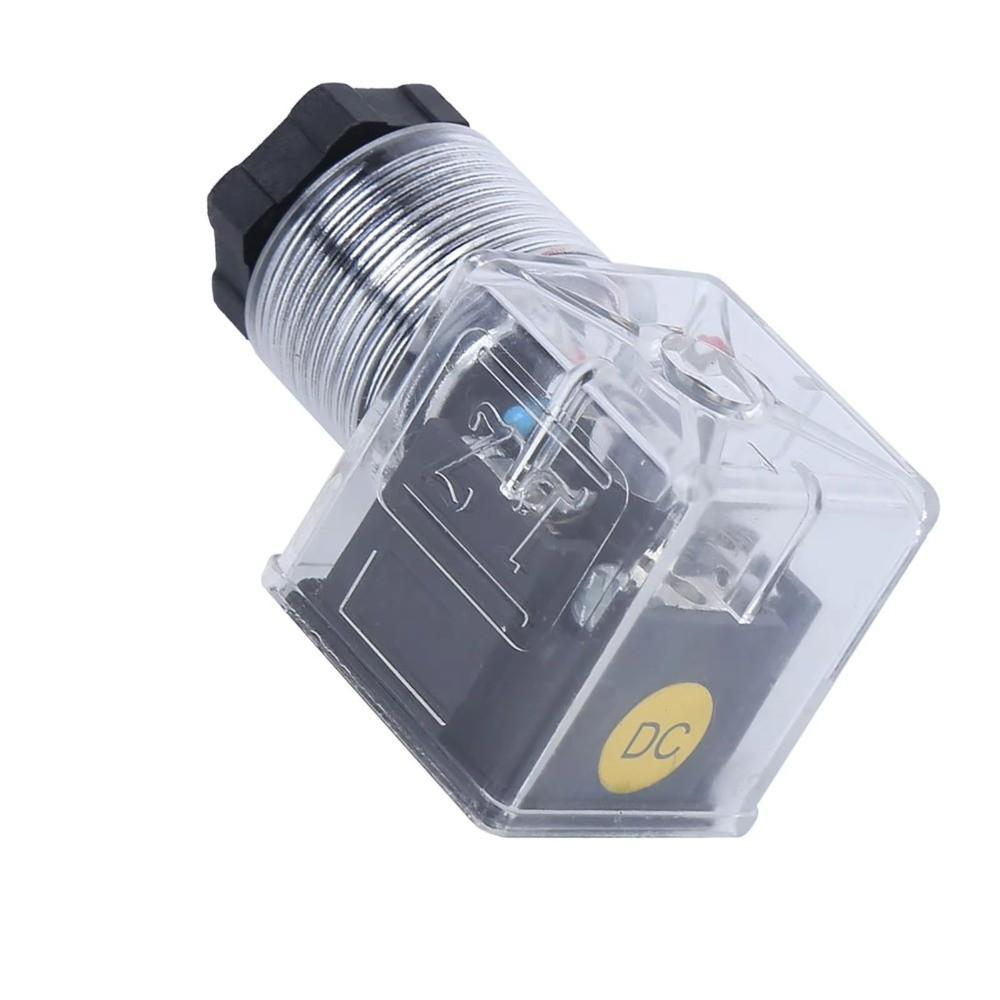 With Lamp Plug Hydraulic Solenoid Valve Plug Universal Accessories Electrical Connections