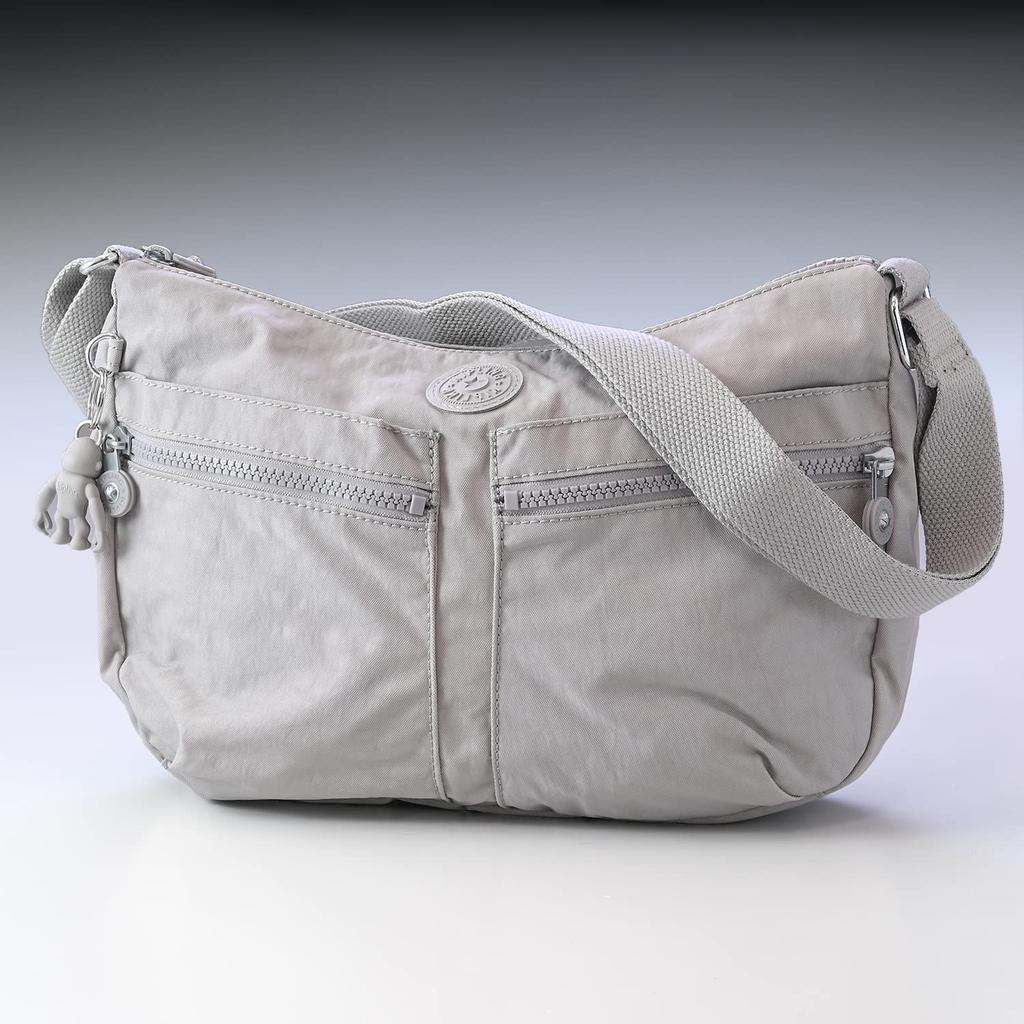 Kipling IZELLAH Shoulder Bag in Grey Grease Women's (KPK0214489L1) [Used]