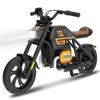 RCB R9 Moto Électrique Pour Enfants, 12 Pouces, 200W, 25km/h, Lumières Ambiantes, Dès 4 Ans, Noir