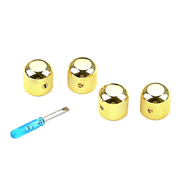 4Pcs Guitar Knobs Volume Tone Control Guitar Knobs Top Hat Knobs 6mm Shaft Hole