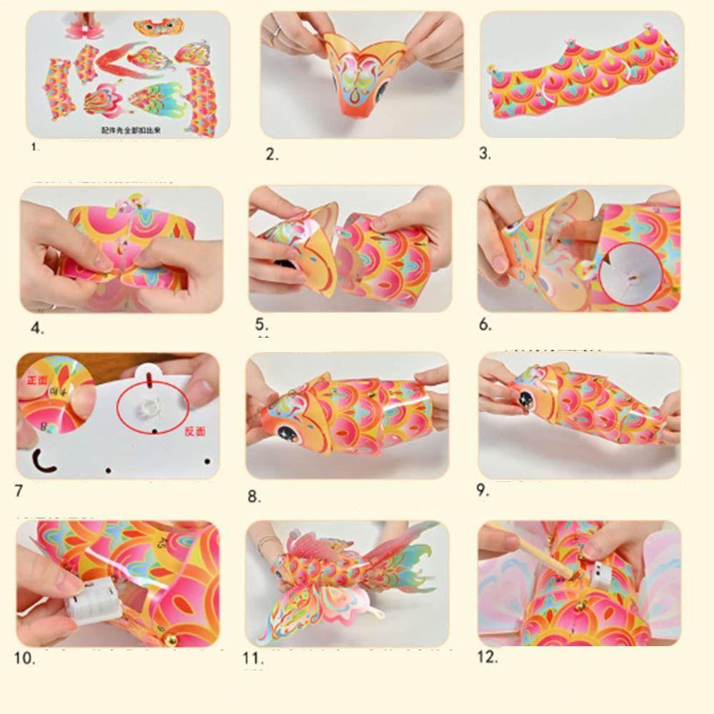 Handheld Mid-Autumn Festival Lantern Waterproof DIY Lantern Materials  Celebration