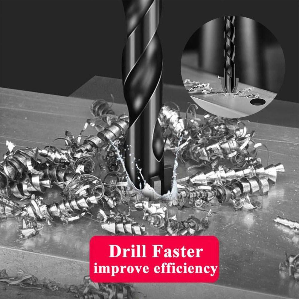 Набор сверл из сплава черного цвета с шестигранным хвостовиком, 7 шт., набор многофункциональных сверл по бетону, 7 шт.