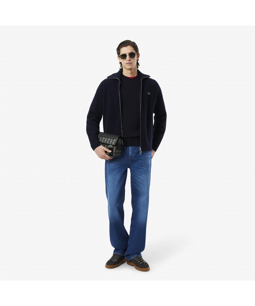 LACOSTE Men'S Wool Crew Neck Sweater Ah2916-55N 166