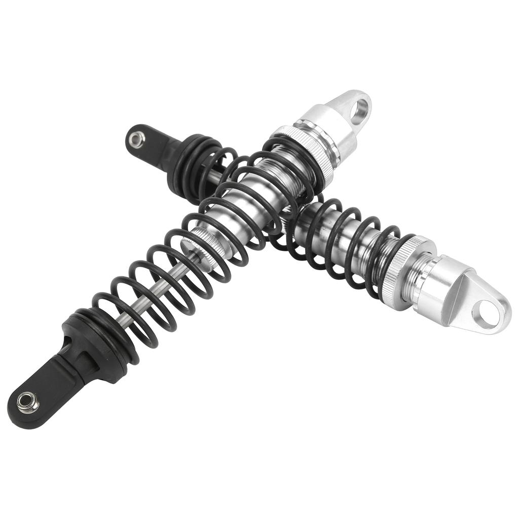 2Pcs 188mm RC Aluminium Shock Absorber Damper for HSP 94050 1 5 RC Gasoline OffRoad Cars(Silver )