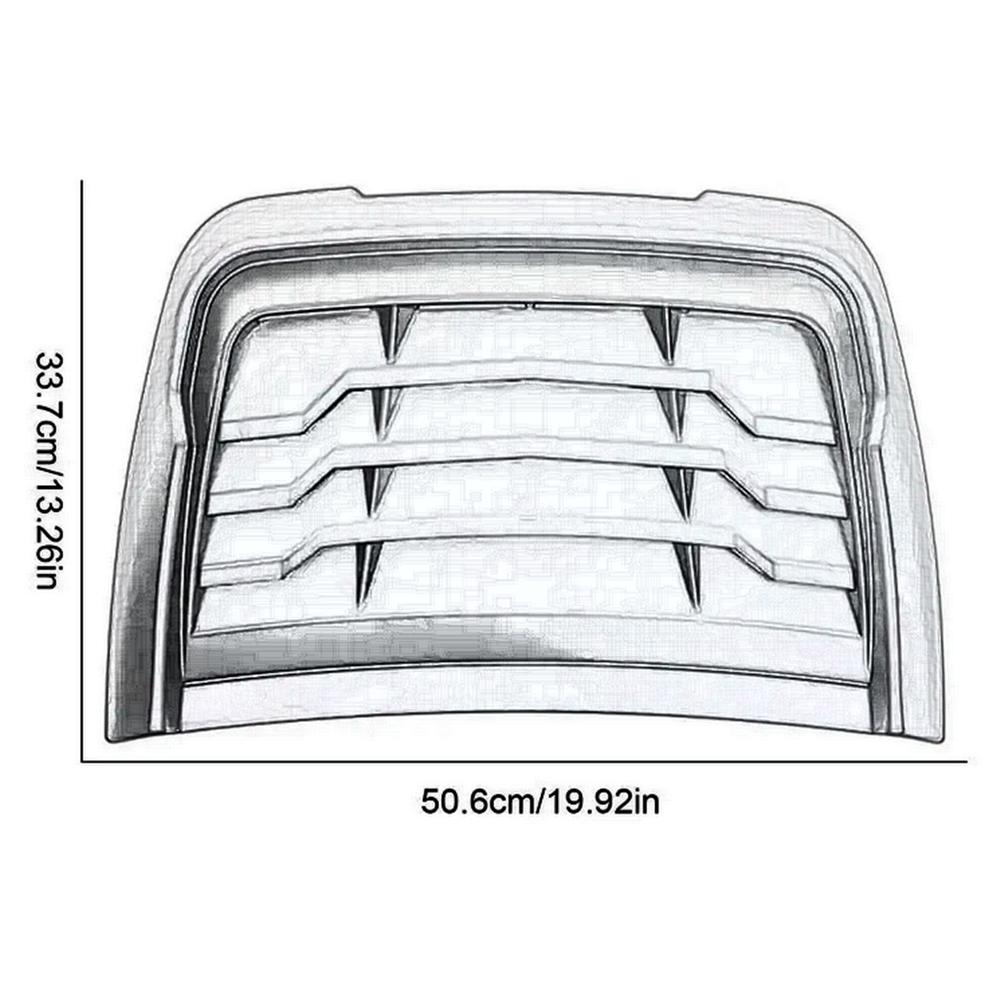 Универсальная Накладка-воздухозаборник на капот автомобиля, решетка воздухозаборника, отделка