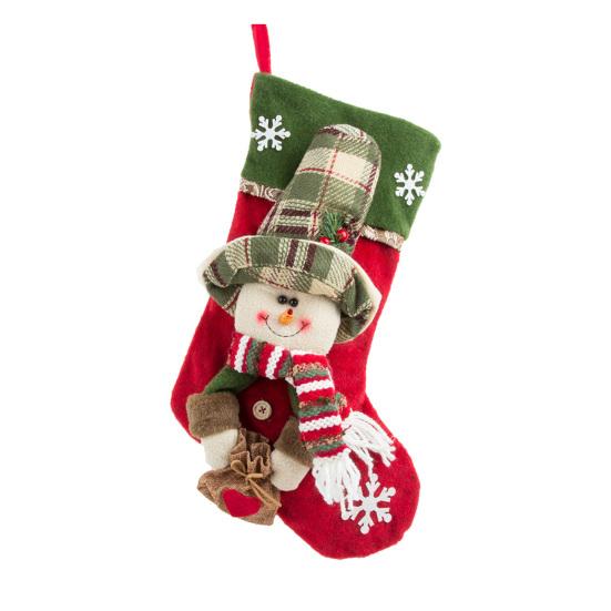 Рождественский чулок Yousheng, подвесное украшение на елку, плюшевые носки с Санта-оленем, снеговиком, конфетами для вечеринок в домашнем офисе