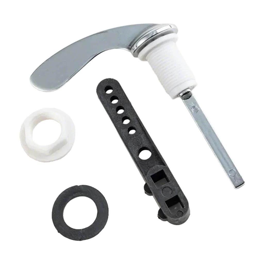 Ручка слива унитаза из цинкового сплава, сменная ручка для унитаза, рычаг слива для ремонта, замена ручки слива бачка, простая установка