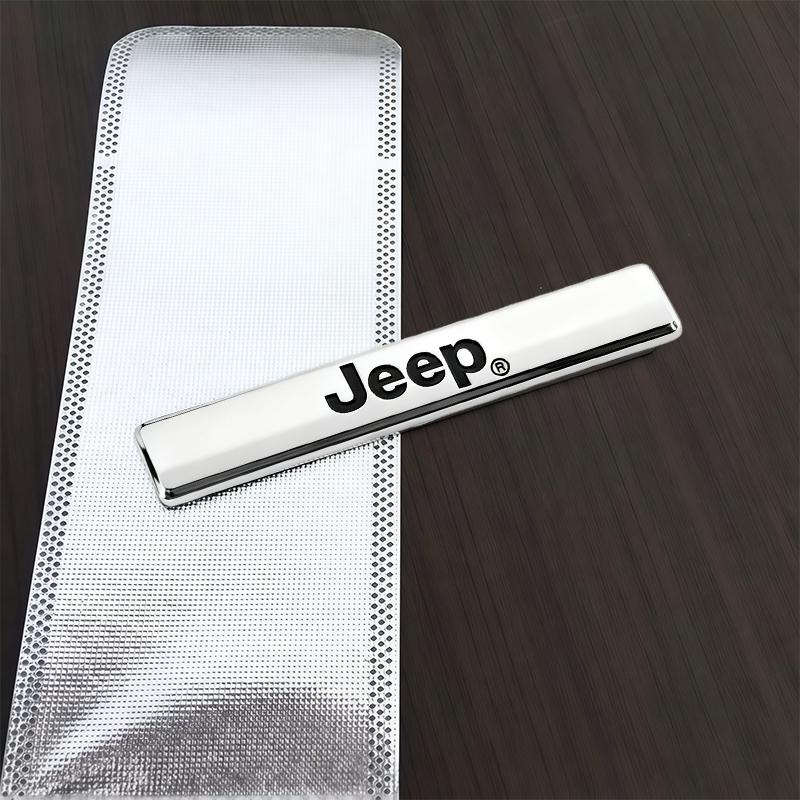 1Pcs 3D Metal Stickers Car Body Side Fender Emblem Decal For Jeep Wrangler Grand Cherokee Avenger Compass Wagoneer Gladiator XJ