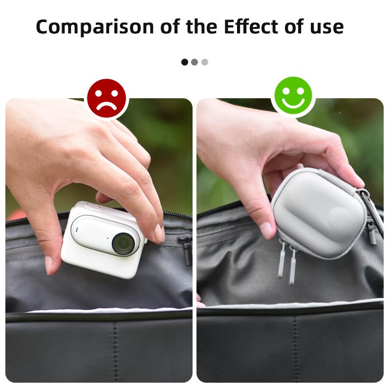 For Insta360 GO3/GO 3S Mini Body Bag Carrying Case Portable Storage Bag Scratch-proof for Insta360 GO3 Camera Accessories