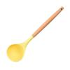 Silicone Kitchenware Cooking Spatula Soup Spoon With Wooden Handle Non-stick Cookware Spatula Kitchen Cooking Tool