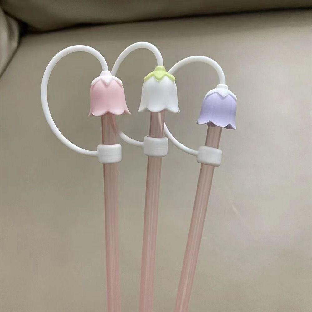 Dust Proof Plugs Protector Flower Straw Topper Straw Caps for Stanley Yeti Tumbler Cup 10mm Straws